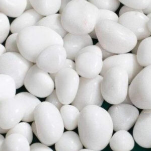 super marble pebbles/ stone ( white unpolished small stones0