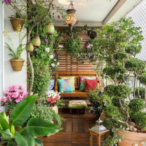 Balcony garden & beautification